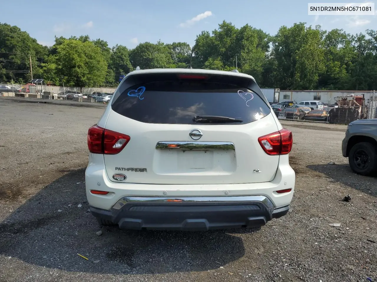 2017 Nissan Pathfinder S VIN: 5N1DR2MN5HC671081 Lot: 62905995