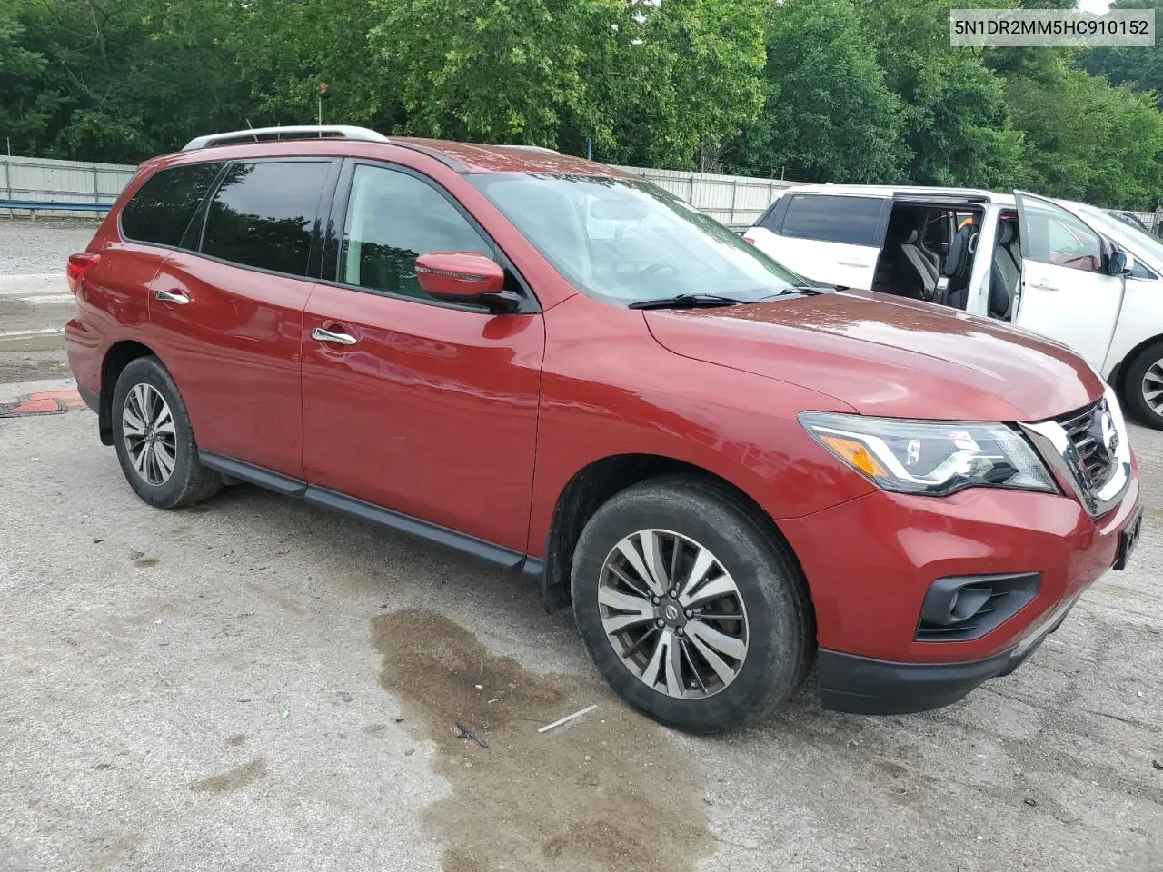 2017 Nissan Pathfinder S VIN: 5N1DR2MM5HC910152 Lot: 62941865