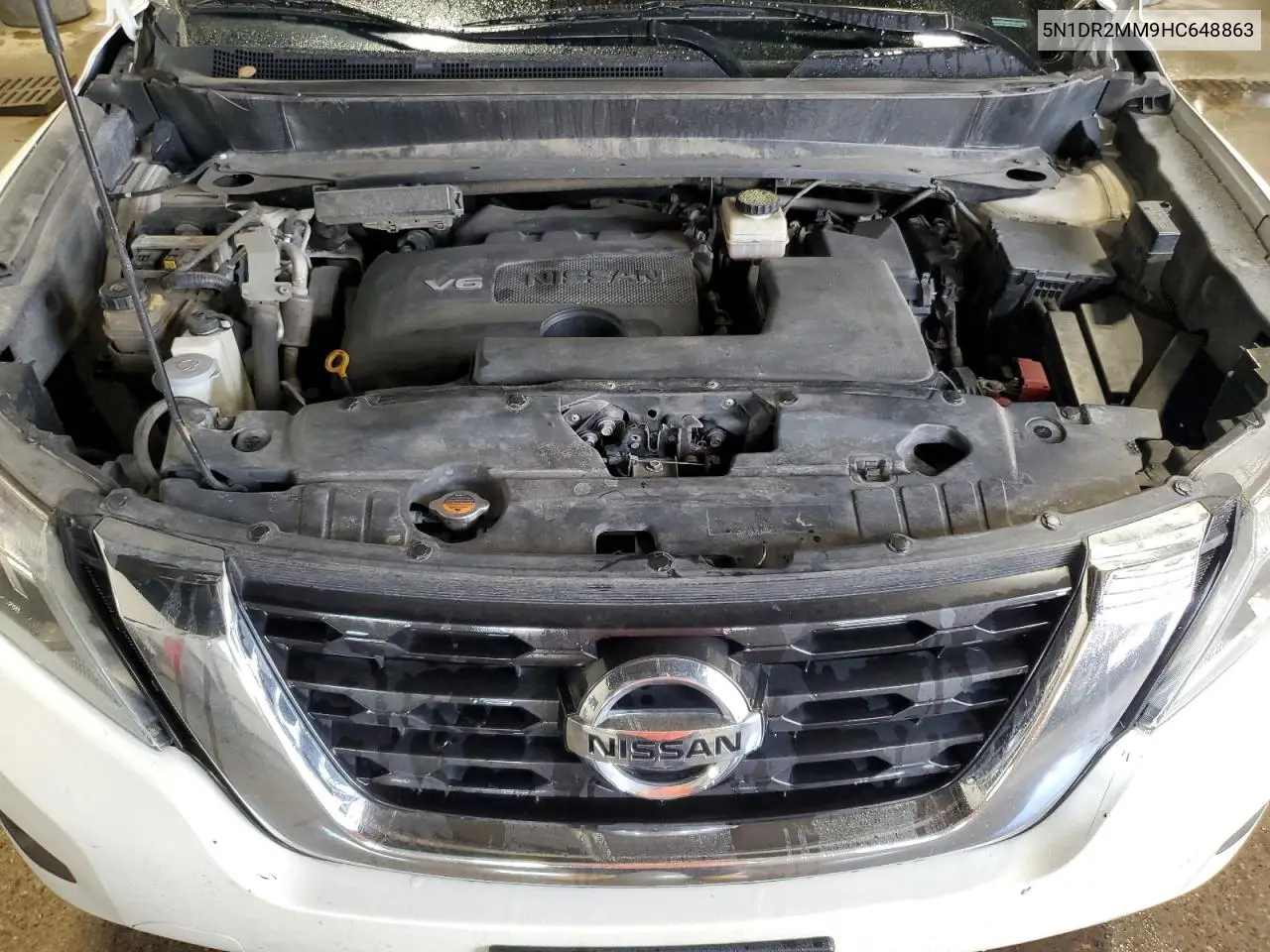 2017 Nissan Pathfinder S VIN: 5N1DR2MM9HC648863 Lot: 62968595