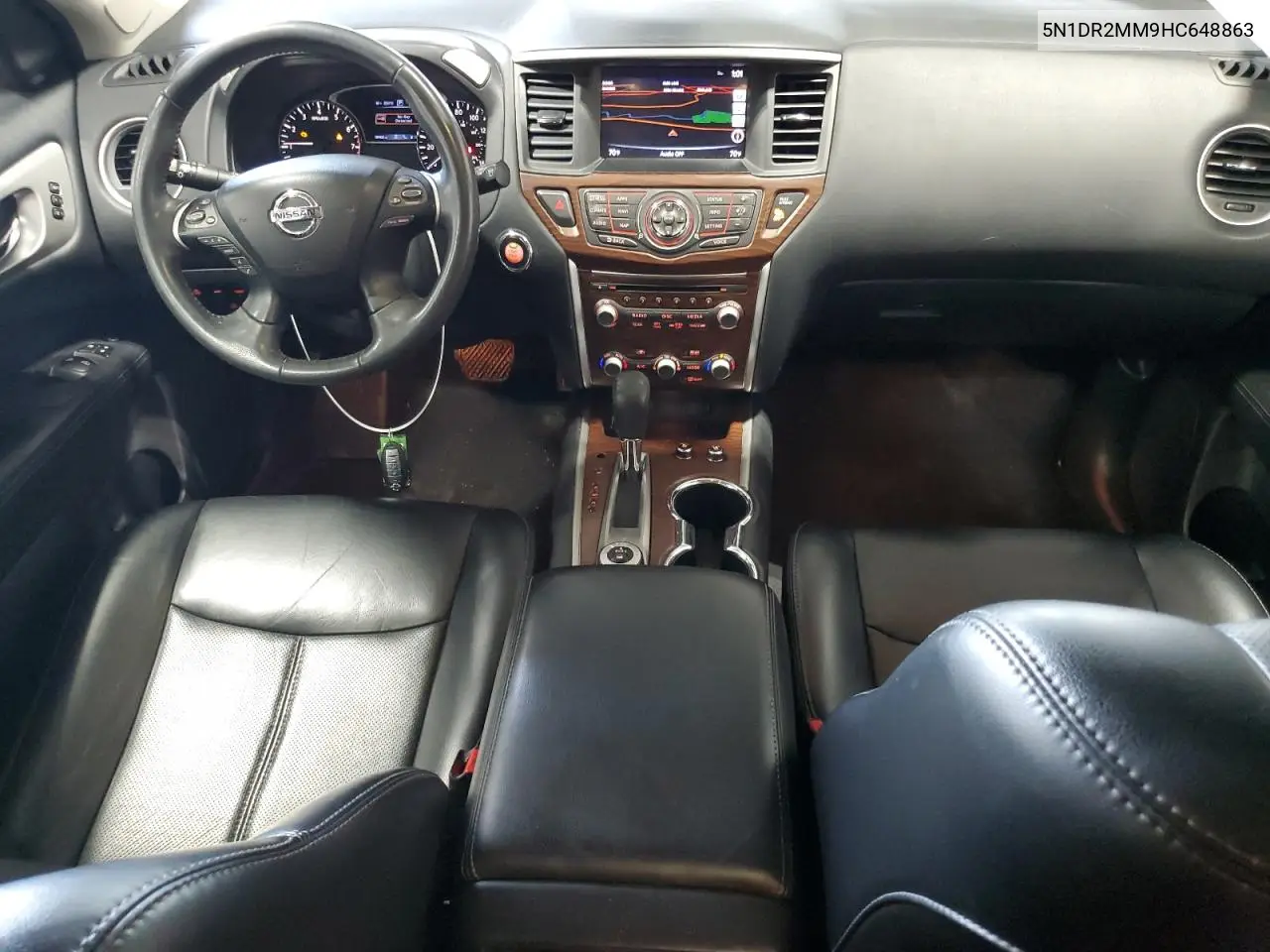 2017 Nissan Pathfinder S VIN: 5N1DR2MM9HC648863 Lot: 62968595