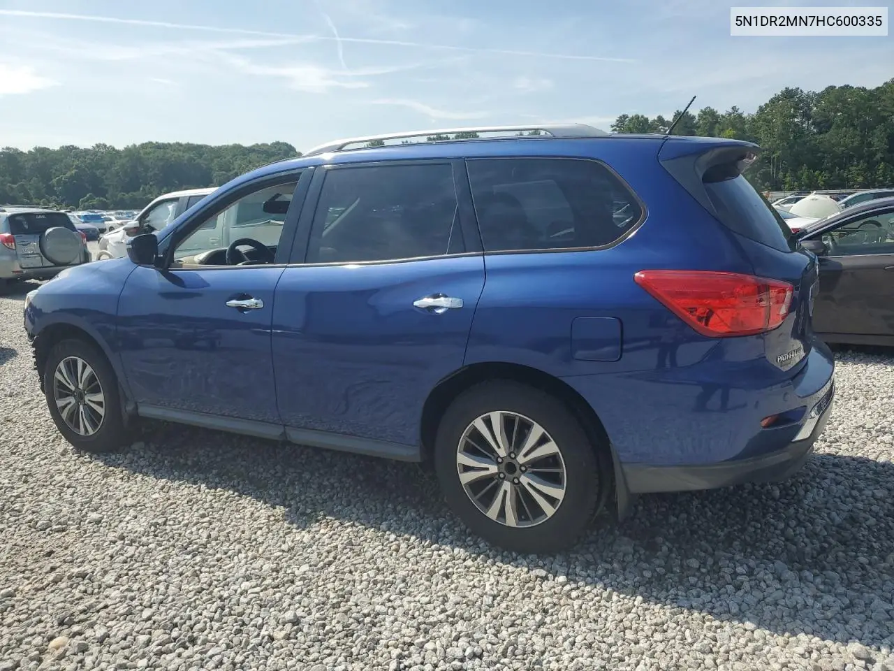 2017 Nissan Pathfinder S VIN: 5N1DR2MN7HC600335 Lot: 63022925