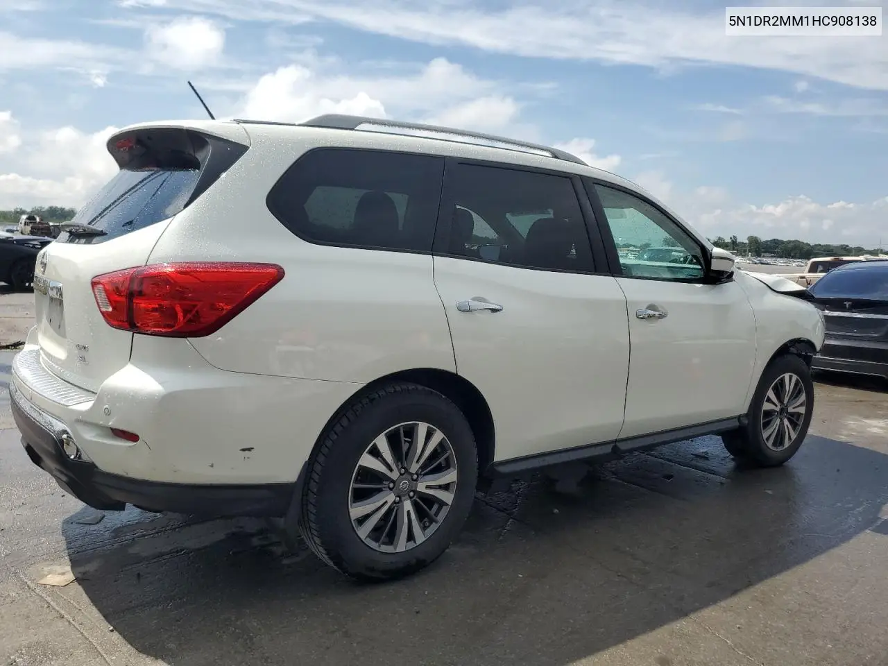 2017 Nissan Pathfinder S VIN: 5N1DR2MM1HC908138 Lot: 63139925