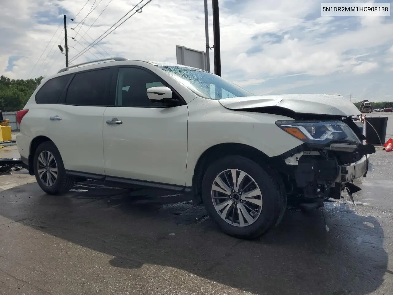2017 Nissan Pathfinder S VIN: 5N1DR2MM1HC908138 Lot: 63139925