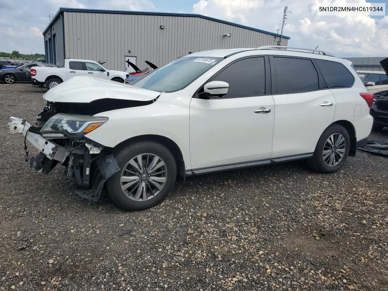 2017 Nissan Pathfinder S VIN: 5N1DR2MN4HC619344 Lot: 63158875