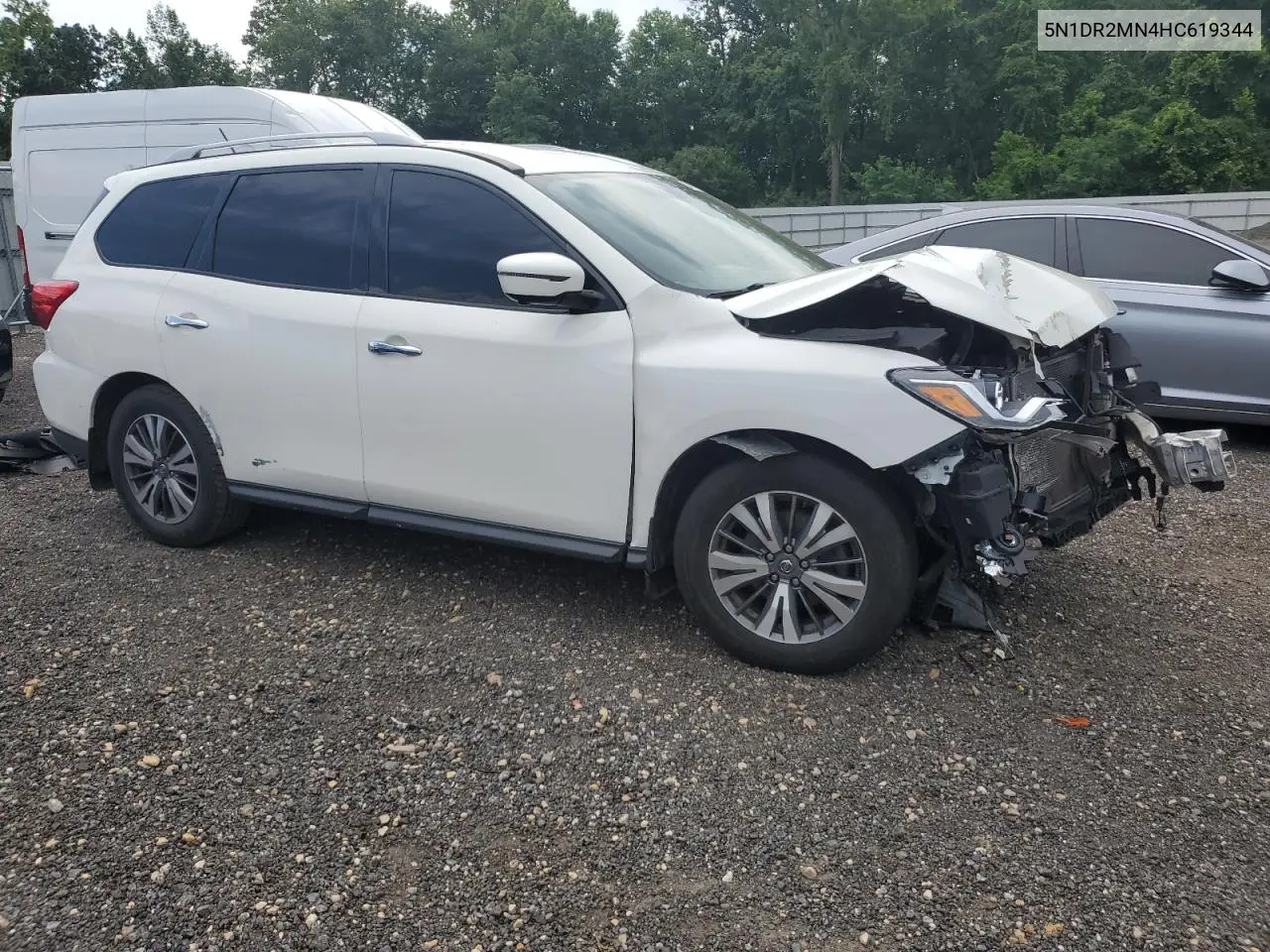 2017 Nissan Pathfinder S VIN: 5N1DR2MN4HC619344 Lot: 63158875