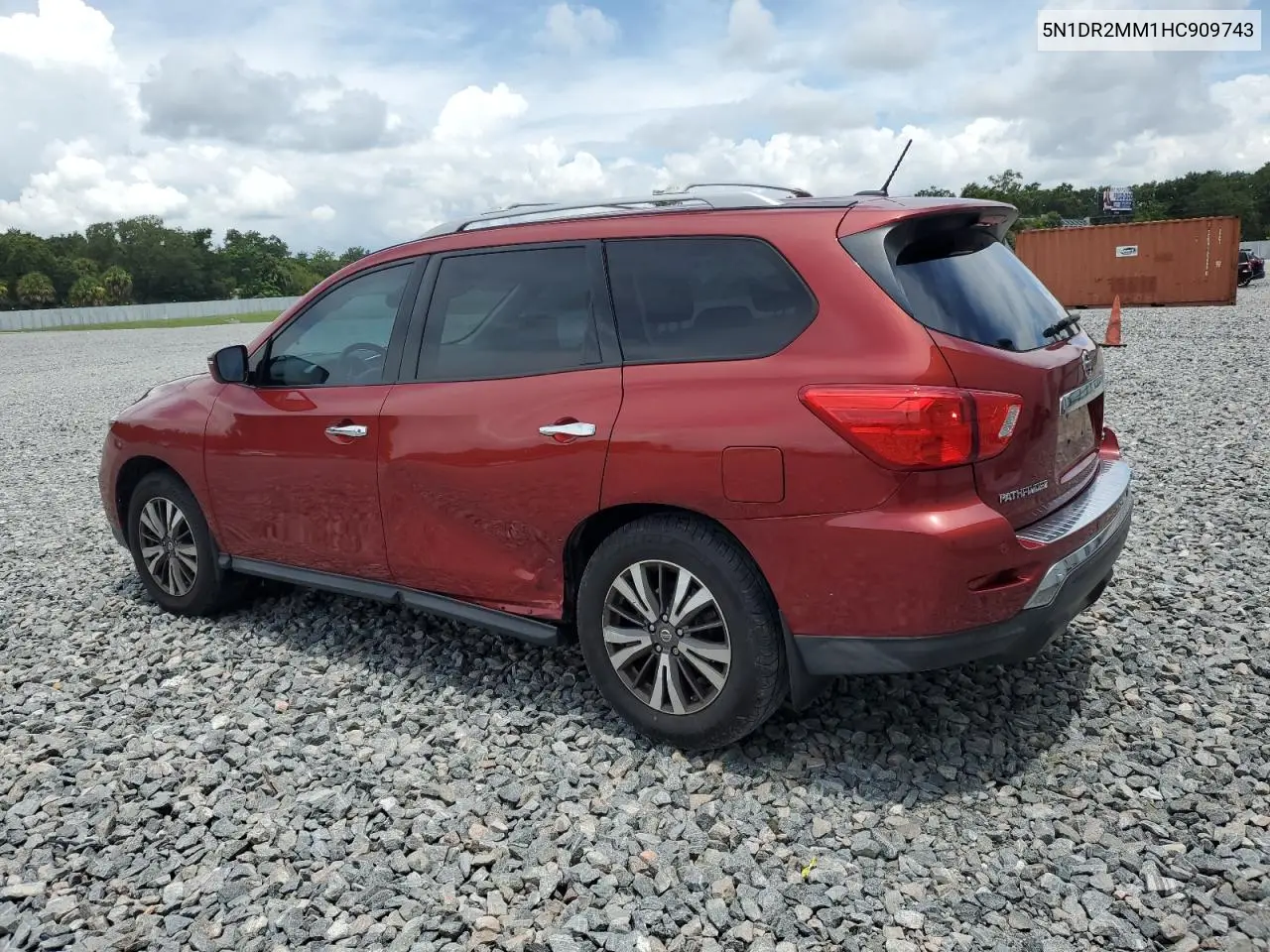 2017 Nissan Pathfinder S VIN: 5N1DR2MM1HC909743 Lot: 63197765