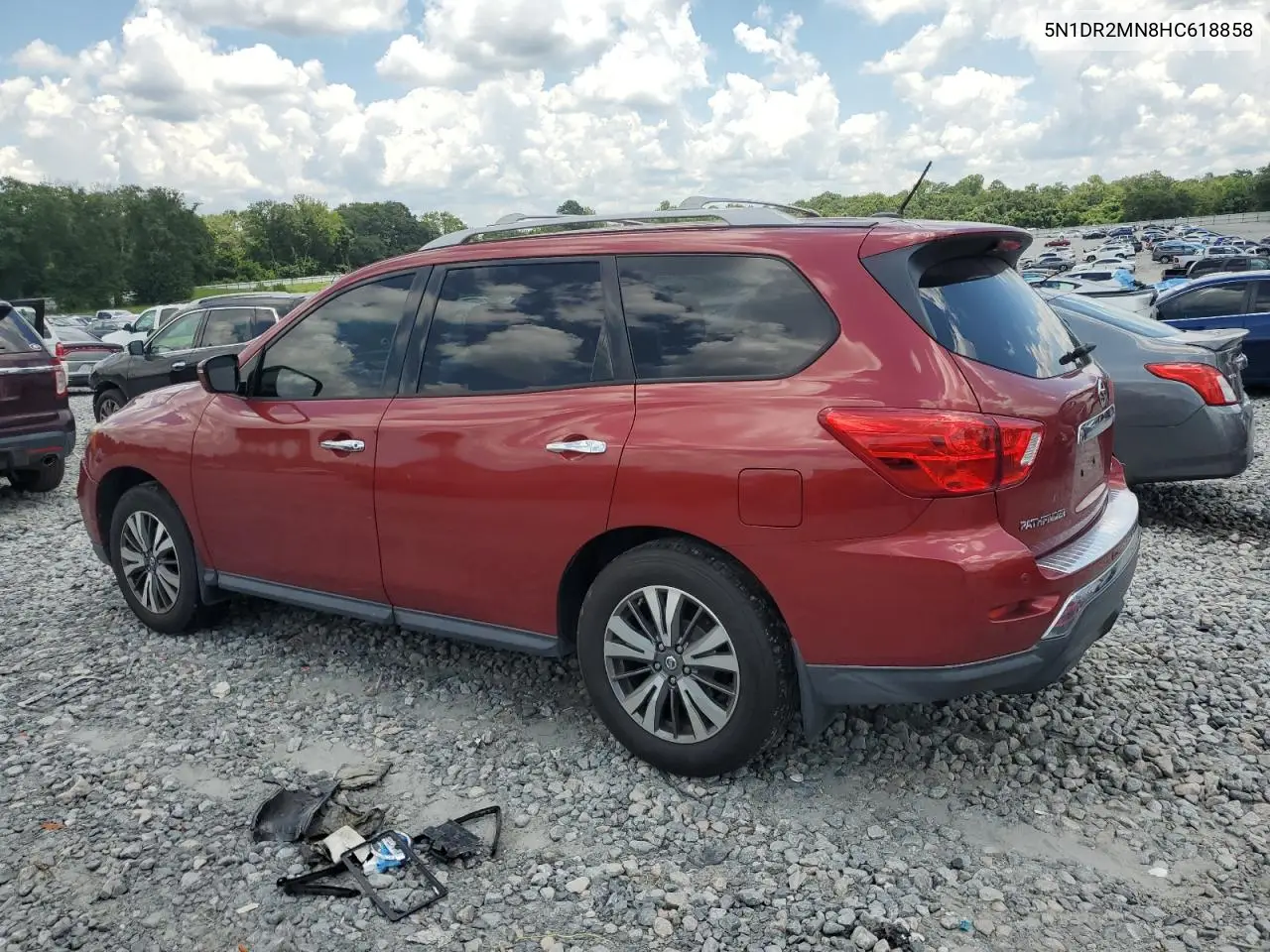 2017 Nissan Pathfinder S VIN: 5N1DR2MN8HC618858 Lot: 63299865