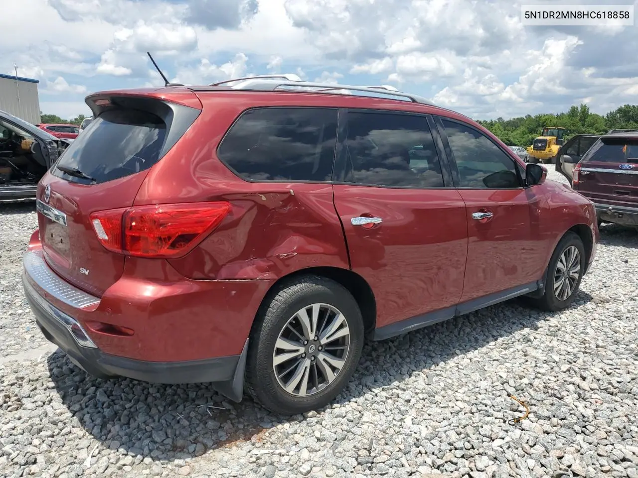 2017 Nissan Pathfinder S VIN: 5N1DR2MN8HC618858 Lot: 63299865