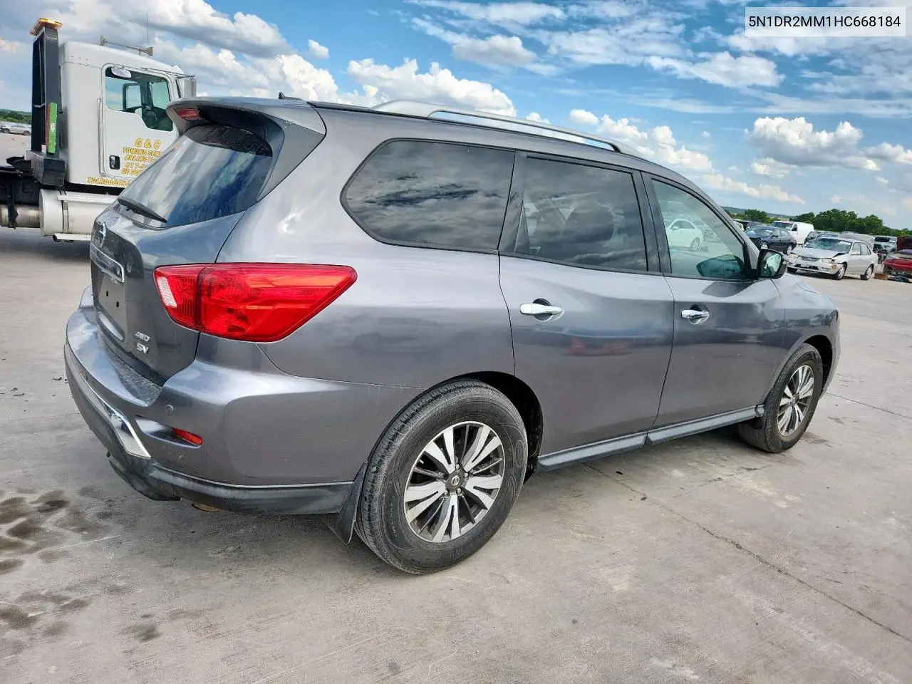 2017 Nissan Pathfinder S VIN: 5N1DR2MM1HC668184 Lot: 63452315
