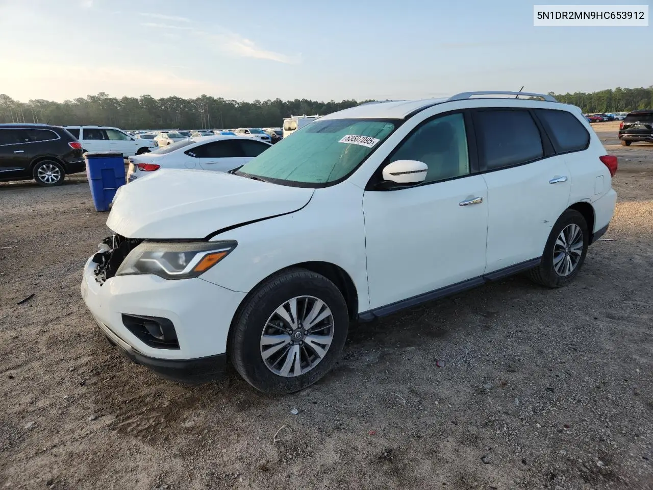 2017 Nissan Pathfinder S VIN: 5N1DR2MN9HC653912 Lot: 63507095