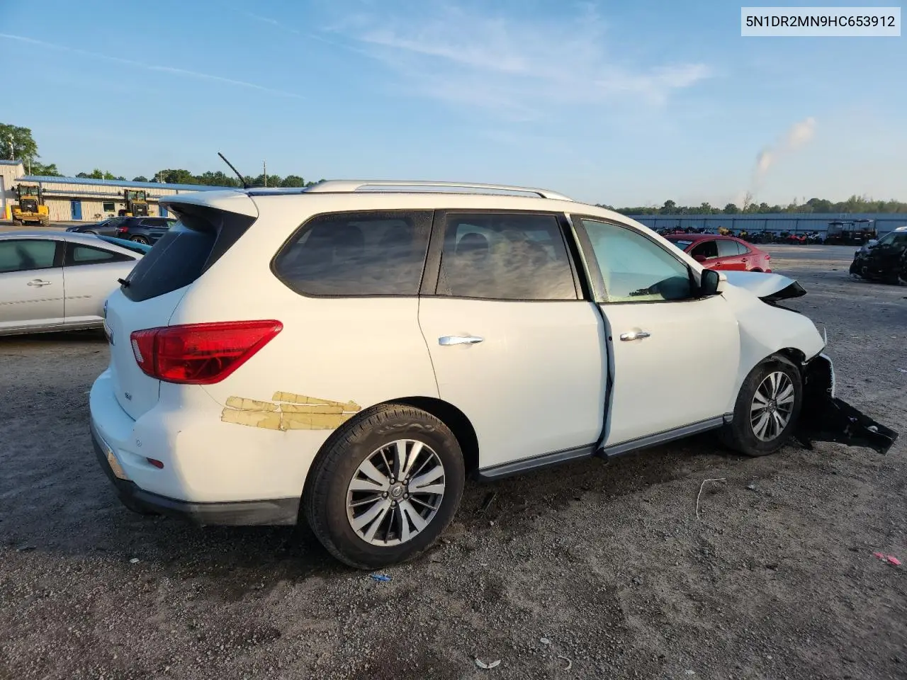 2017 Nissan Pathfinder S VIN: 5N1DR2MN9HC653912 Lot: 63507095