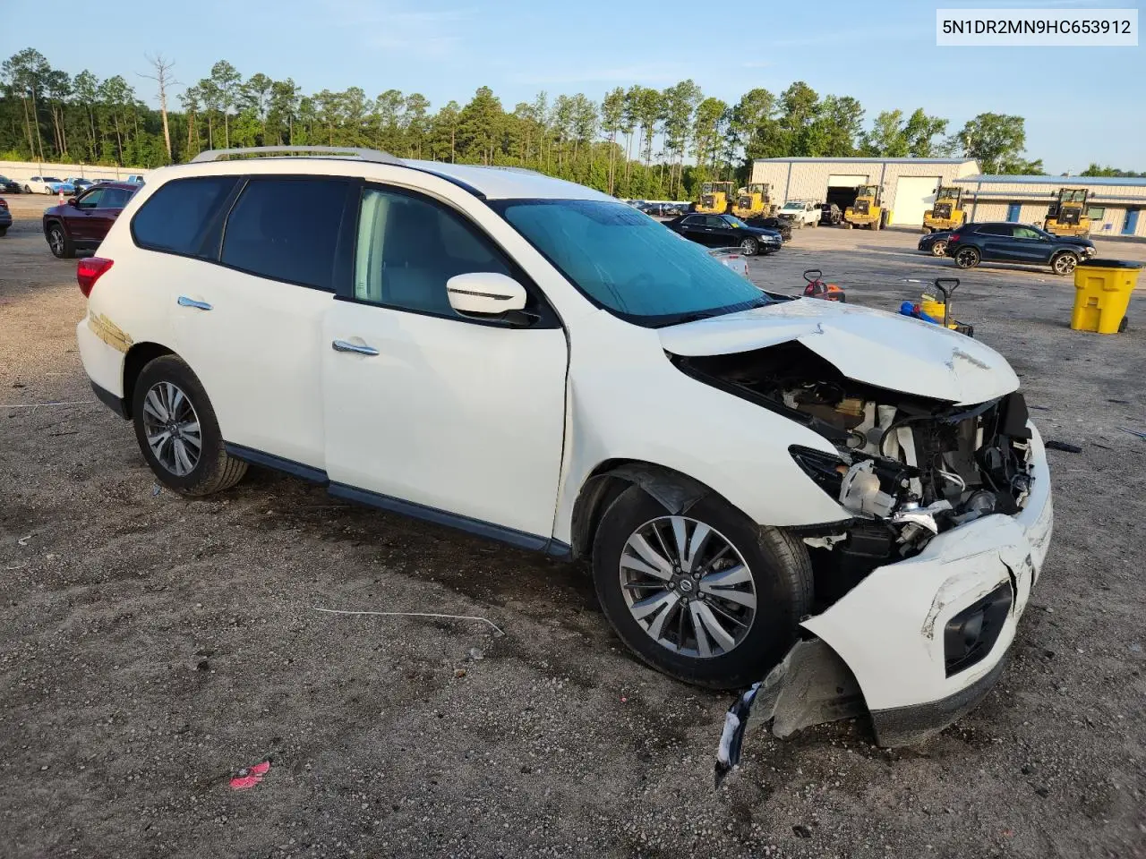 2017 Nissan Pathfinder S VIN: 5N1DR2MN9HC653912 Lot: 63507095