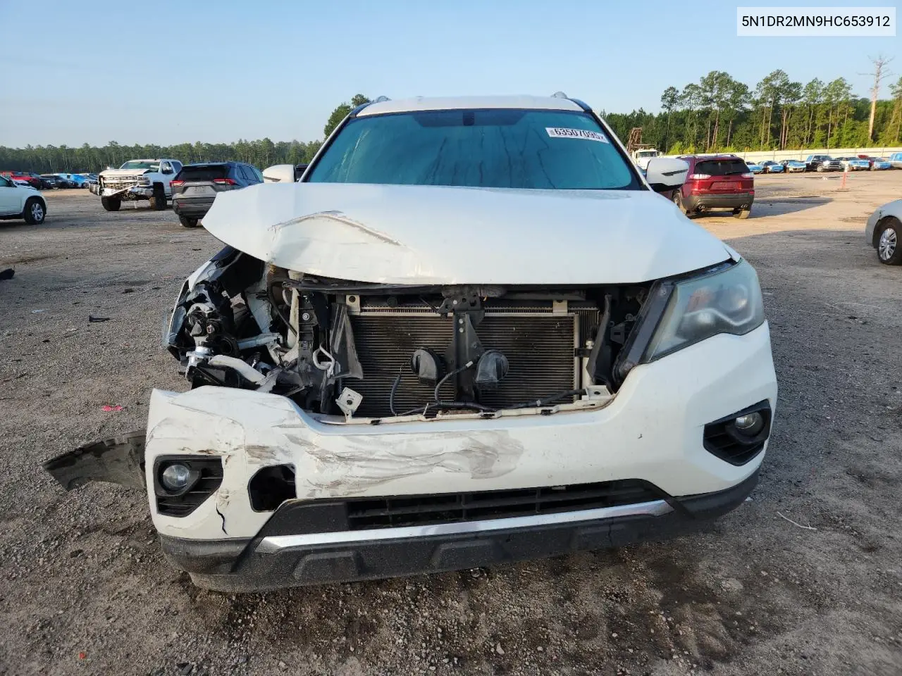 2017 Nissan Pathfinder S VIN: 5N1DR2MN9HC653912 Lot: 63507095