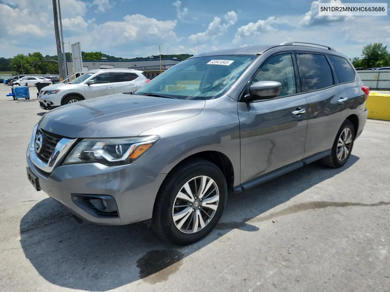 2017 Nissan Pathfinder S VIN: 5N1DR2MNXHC663686 Lot: 63541845
