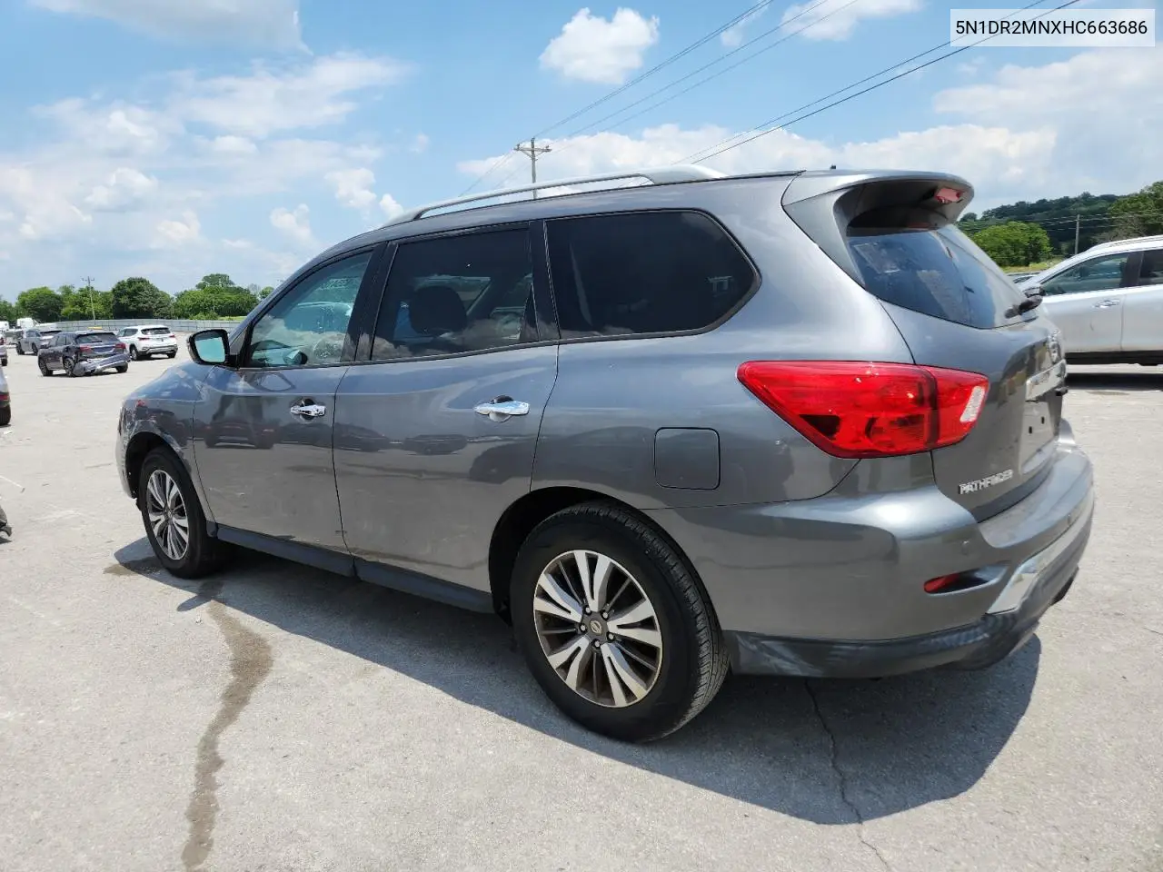2017 Nissan Pathfinder S VIN: 5N1DR2MNXHC663686 Lot: 63541845