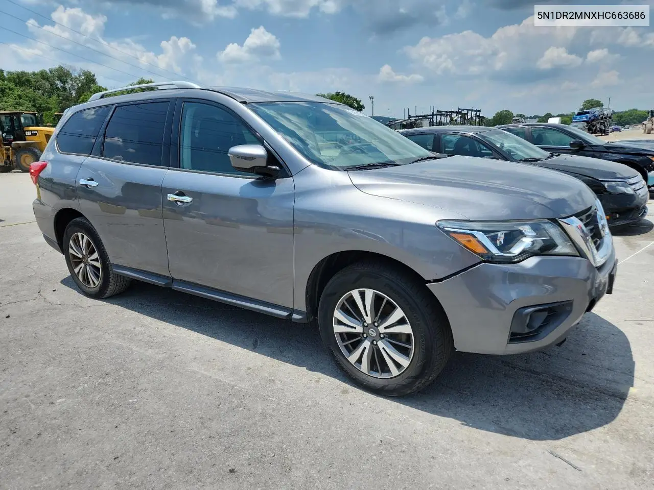 2017 Nissan Pathfinder S VIN: 5N1DR2MNXHC663686 Lot: 63541845