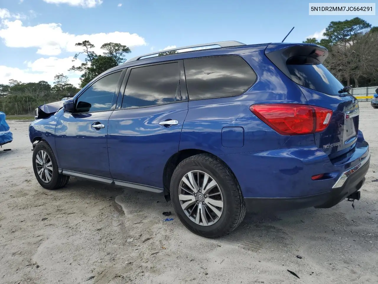 2018 Nissan Pathfinder S VIN: 5N1DR2MM7JC664291 Lot: 46748475