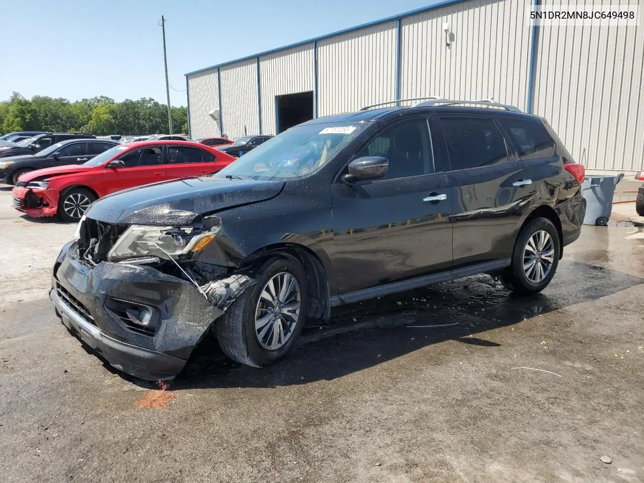 2018 Nissan Pathfinder S VIN: 5N1DR2MN8JC649498 Lot: 52781055