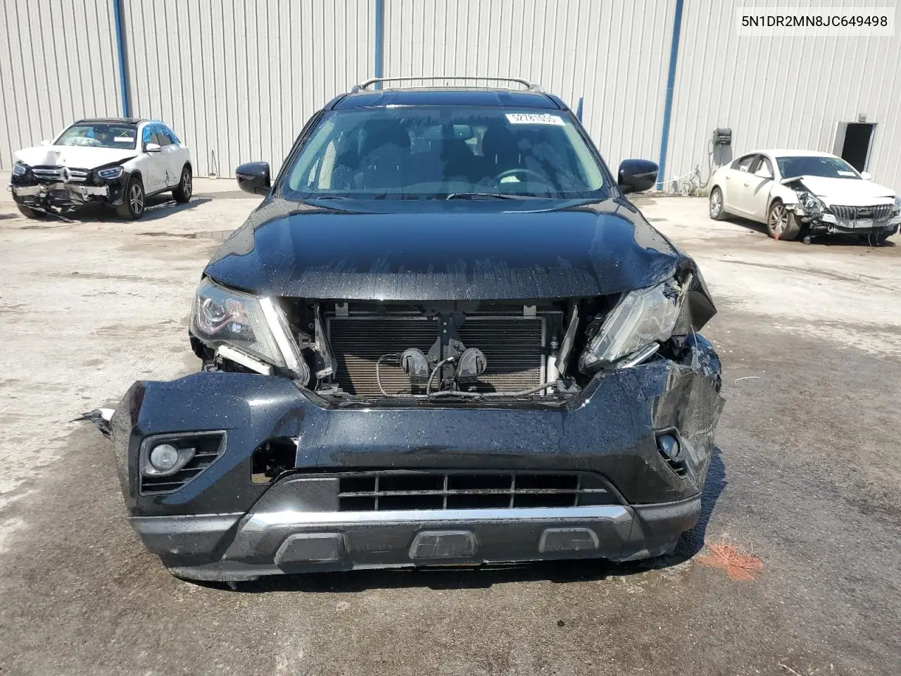 2018 Nissan Pathfinder S VIN: 5N1DR2MN8JC649498 Lot: 52781055