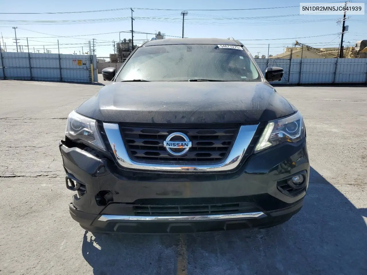 2018 Nissan Pathfinder S VIN: 5N1DR2MN5JC641939 Lot: 54677275