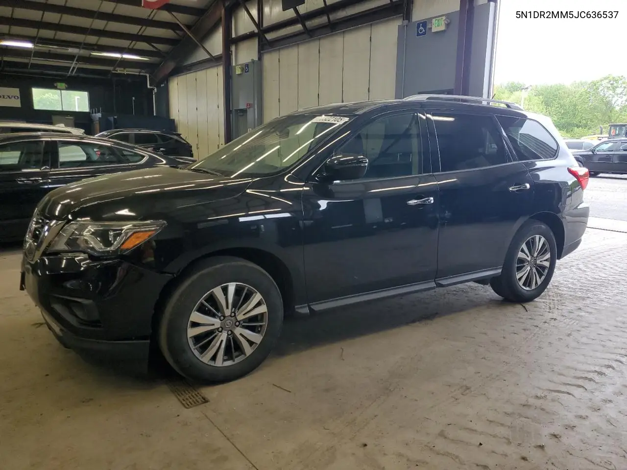 2018 Nissan Pathfinder S VIN: 5N1DR2MM5JC636537 Lot: 56322105