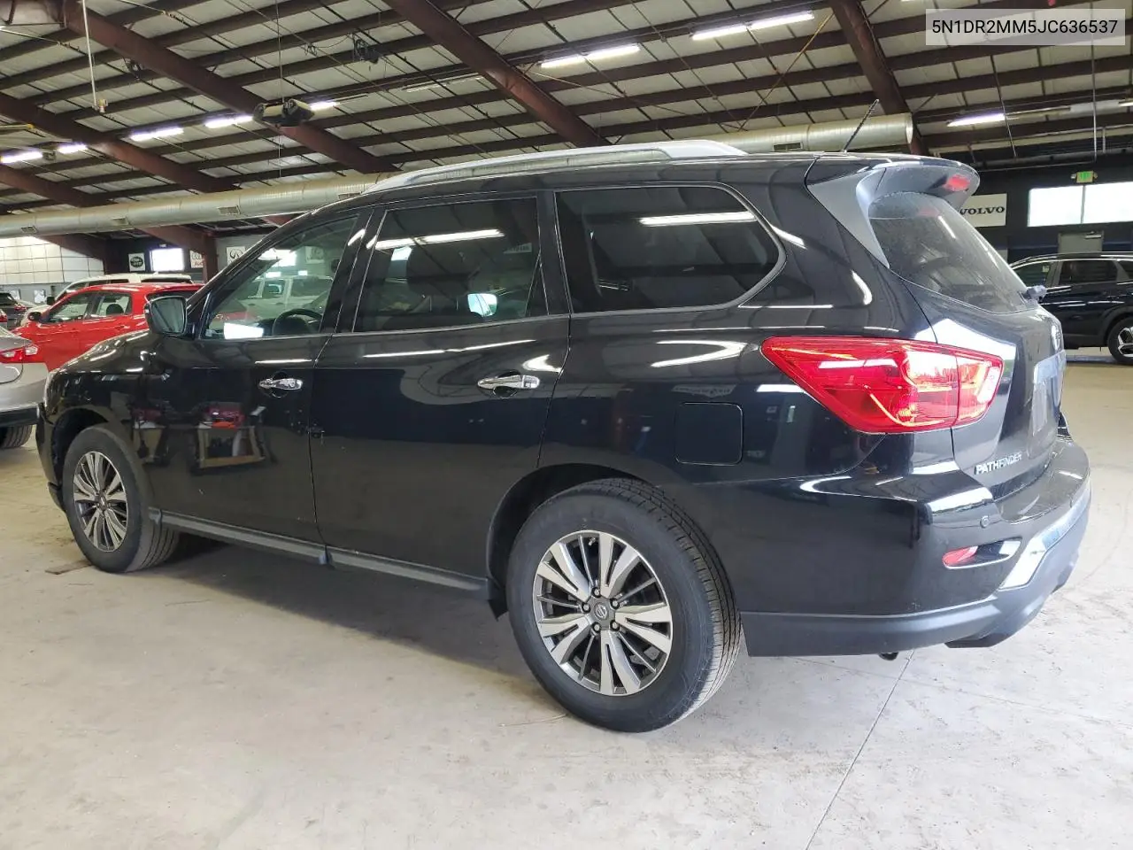 2018 Nissan Pathfinder S VIN: 5N1DR2MM5JC636537 Lot: 56322105