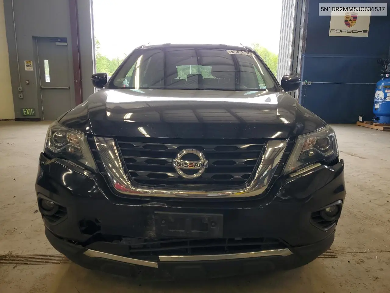 2018 Nissan Pathfinder S VIN: 5N1DR2MM5JC636537 Lot: 56322105