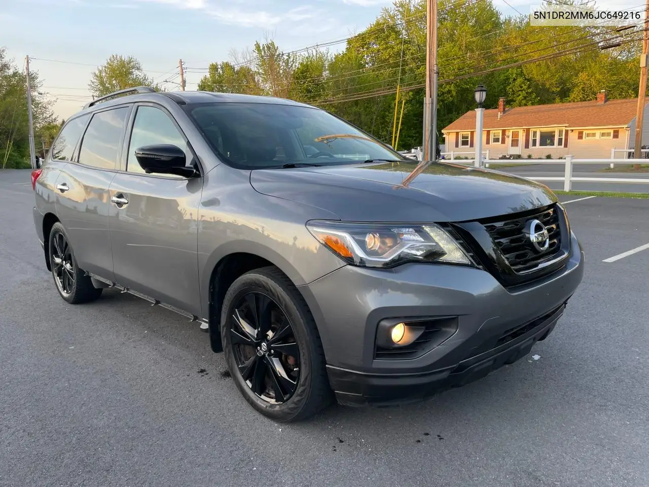 2018 Nissan Pathfinder S VIN: 5N1DR2MM6JC649216 Lot: 57184305