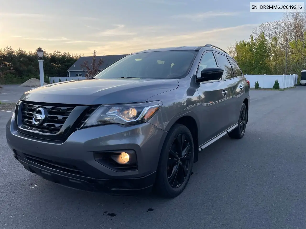2018 Nissan Pathfinder S VIN: 5N1DR2MM6JC649216 Lot: 57184305