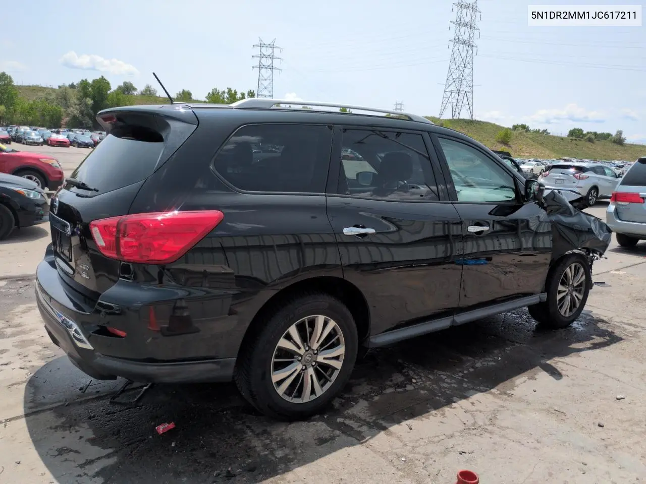 2018 Nissan Pathfinder S VIN: 5N1DR2MM1JC617211 Lot: 59155495