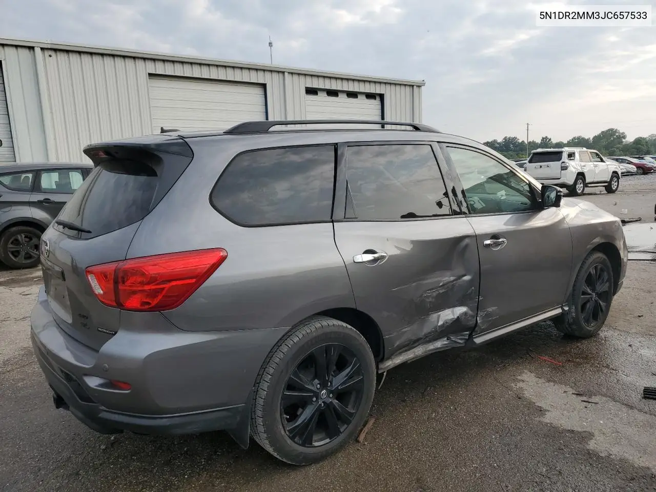2018 Nissan Pathfinder S VIN: 5N1DR2MM3JC657533 Lot: 59377445