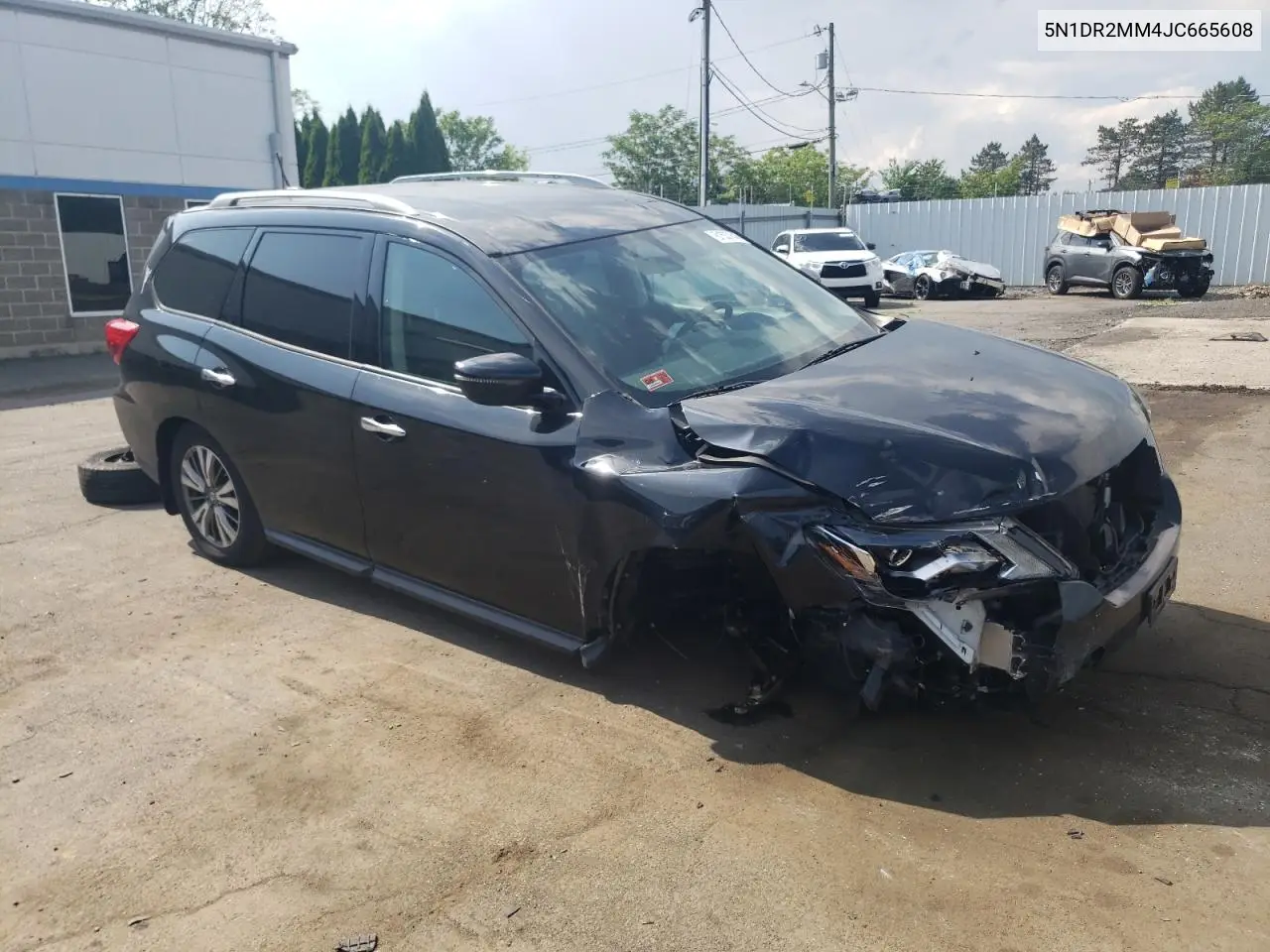 2018 Nissan Pathfinder S VIN: 5N1DR2MM4JC665608 Lot: 61537645