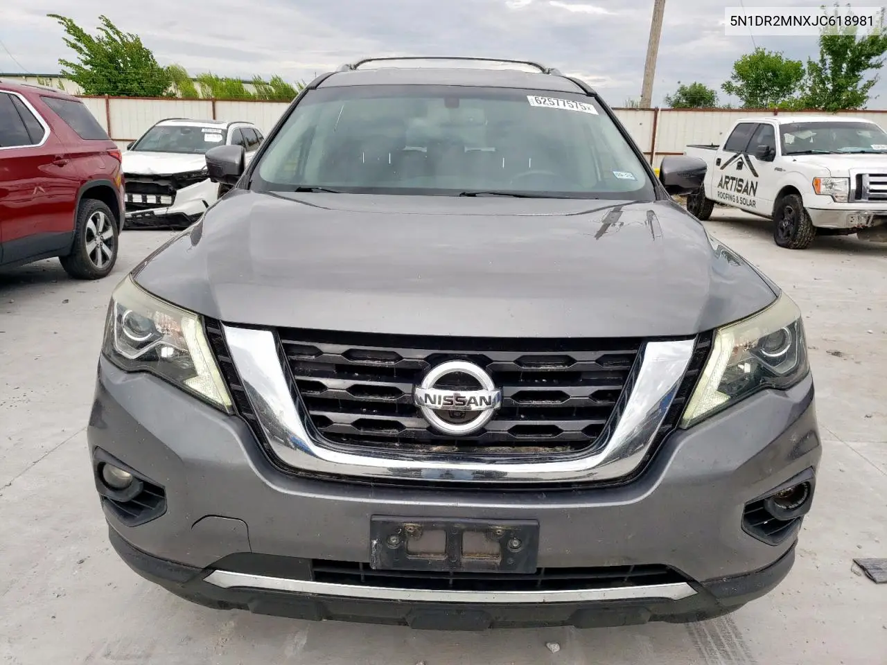 2018 Nissan Pathfinder S VIN: 5N1DR2MNXJC618981 Lot: 62577575