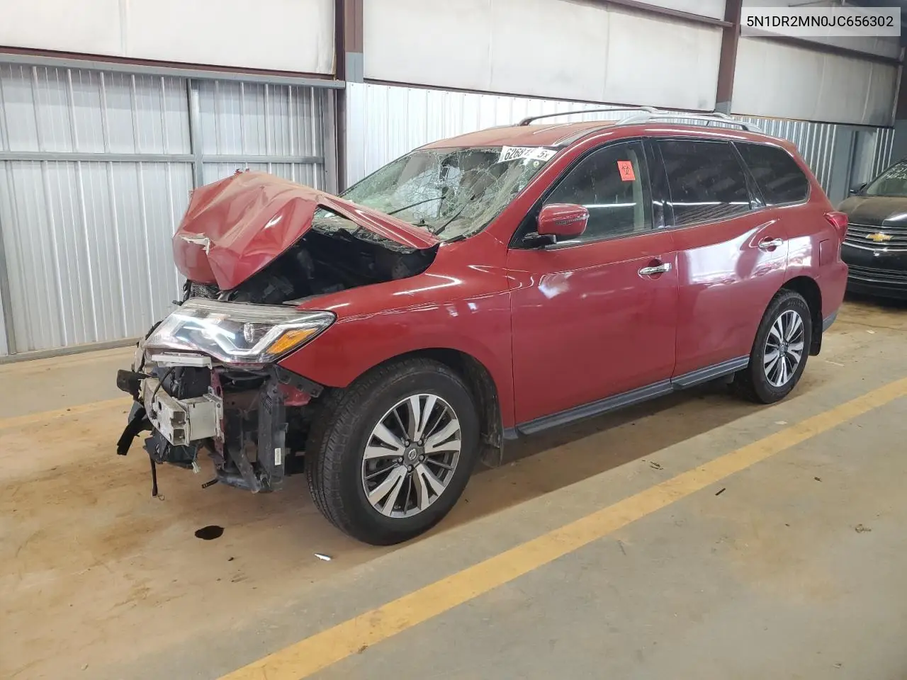 2018 Nissan Pathfinder S VIN: 5N1DR2MN0JC656302 Lot: 62681515