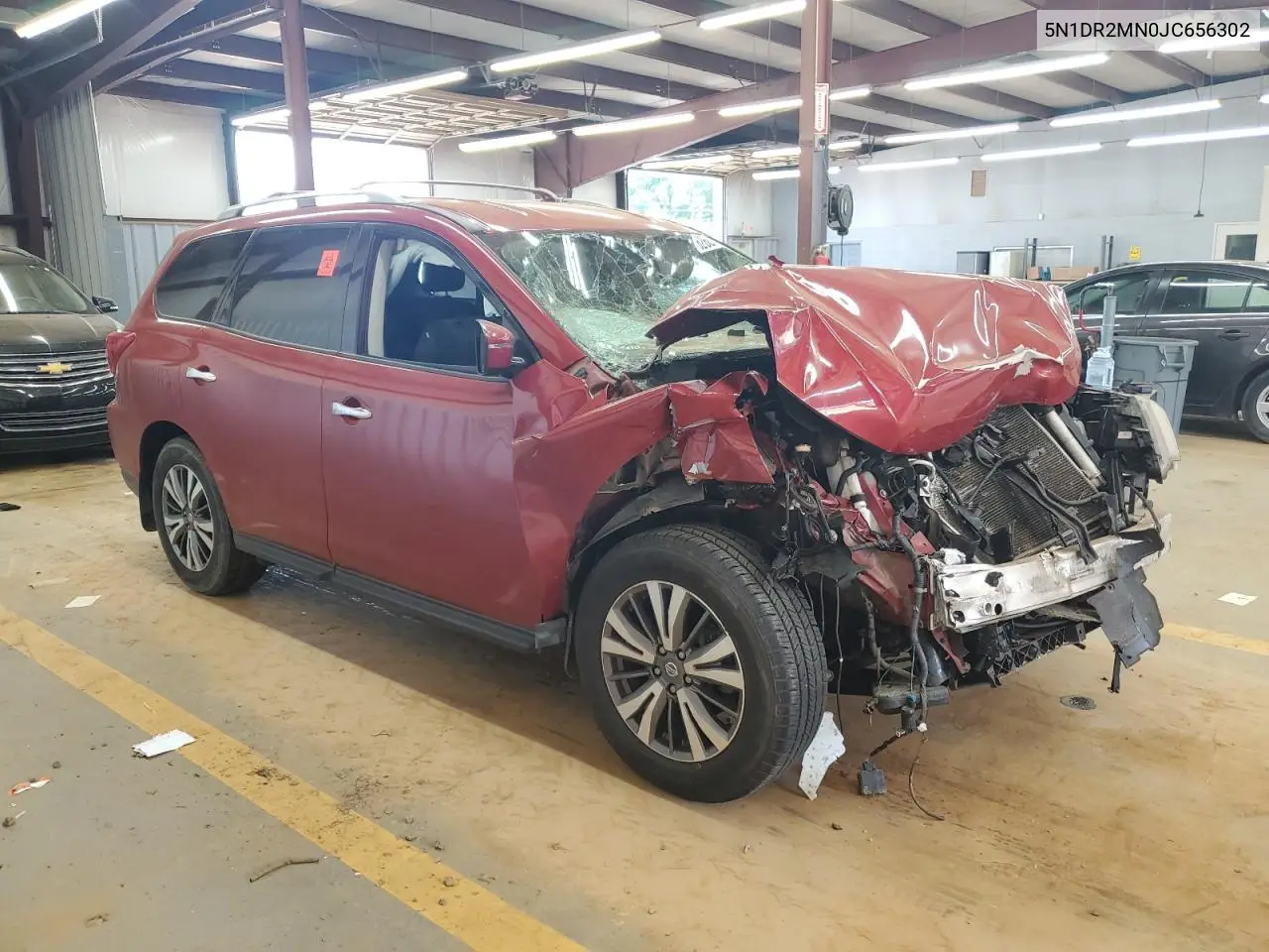 2018 Nissan Pathfinder S VIN: 5N1DR2MN0JC656302 Lot: 62681515