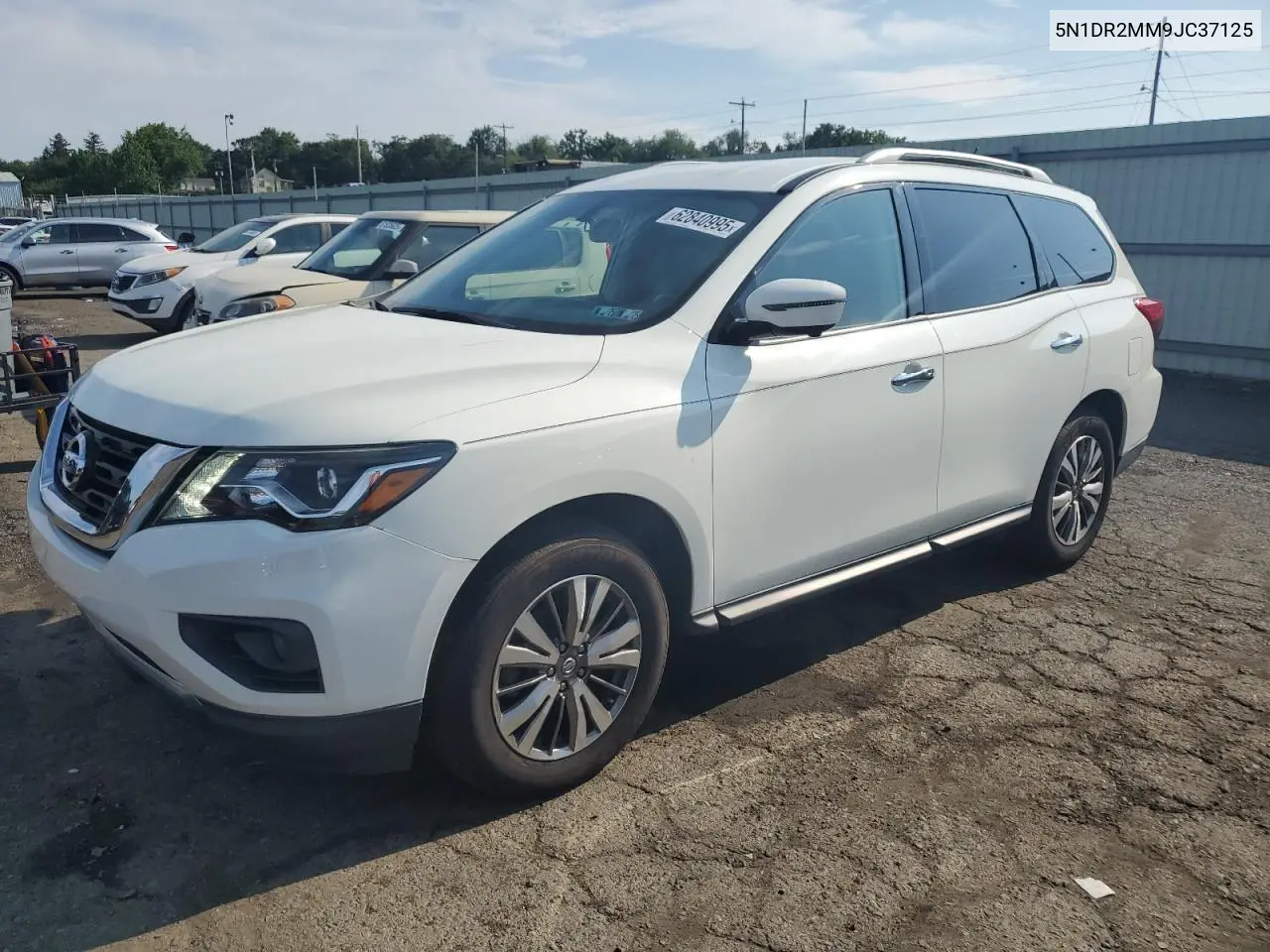 2018 Nissan Pathfinder S VIN: 5N1DR2MM9JC37125 Lot: 62840995