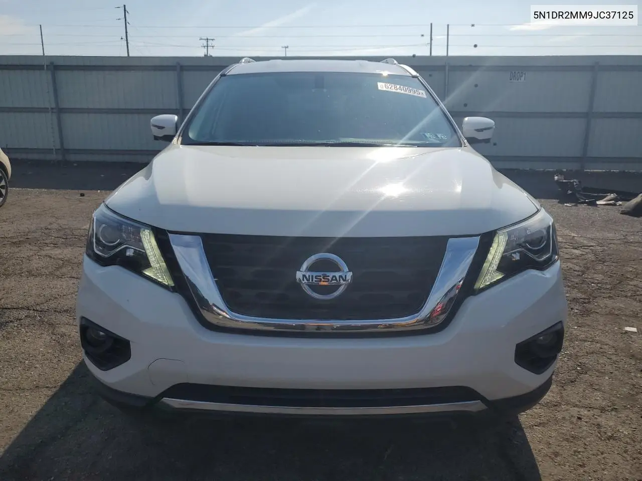 2018 Nissan Pathfinder S VIN: 5N1DR2MM9JC37125 Lot: 62840995