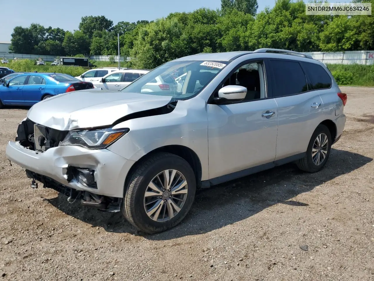 2018 Nissan Pathfinder S VIN: 5N1DR2MM6JC634246 Lot: 63252085