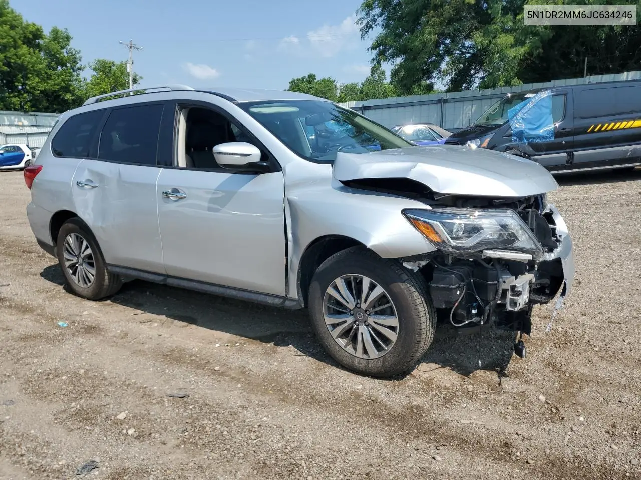 2018 Nissan Pathfinder S VIN: 5N1DR2MM6JC634246 Lot: 63252085