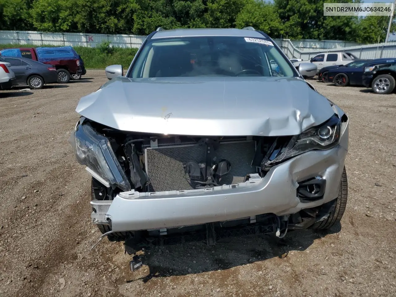 2018 Nissan Pathfinder S VIN: 5N1DR2MM6JC634246 Lot: 63252085