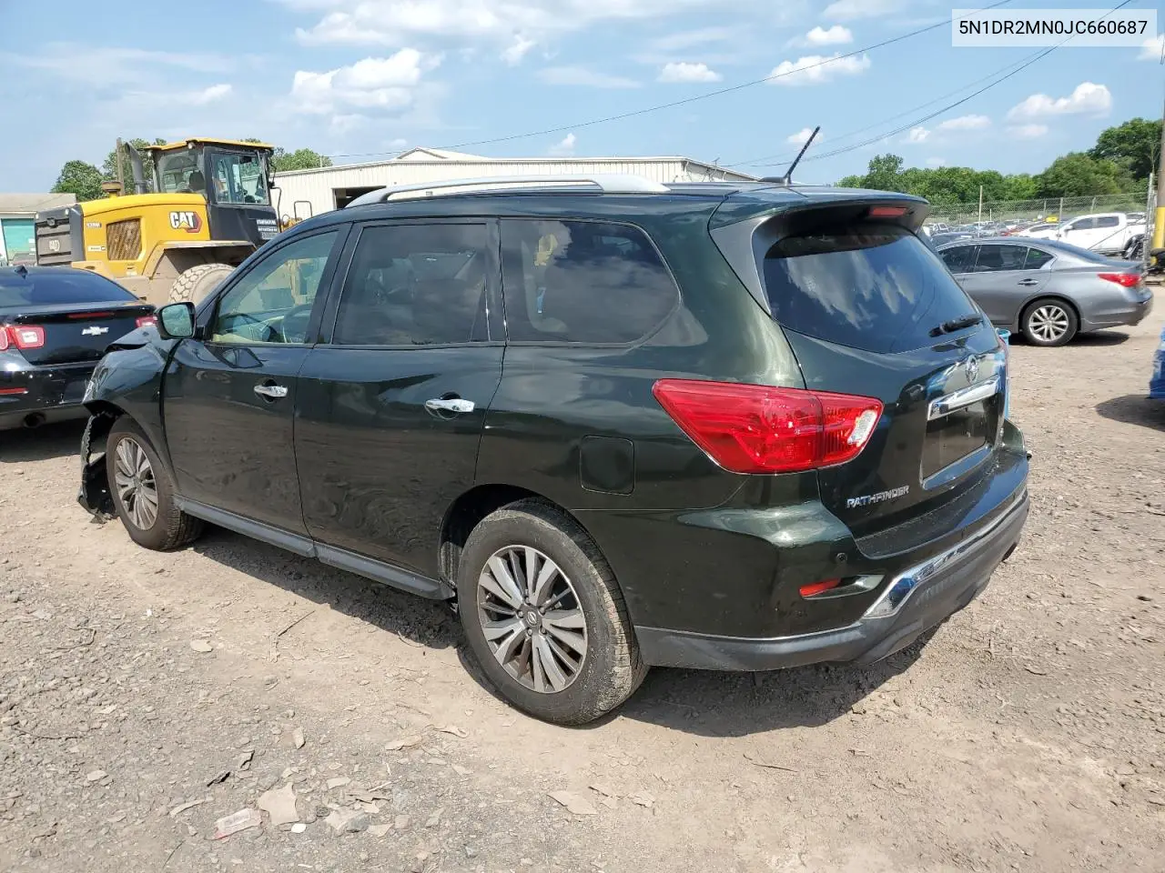 2018 Nissan Pathfinder S VIN: 5N1DR2MN0JC660687 Lot: 63310735