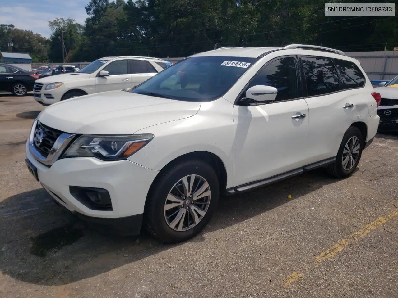 2018 Nissan Pathfinder S VIN: 5N1DR2MN0JC608783 Lot: 63435915
