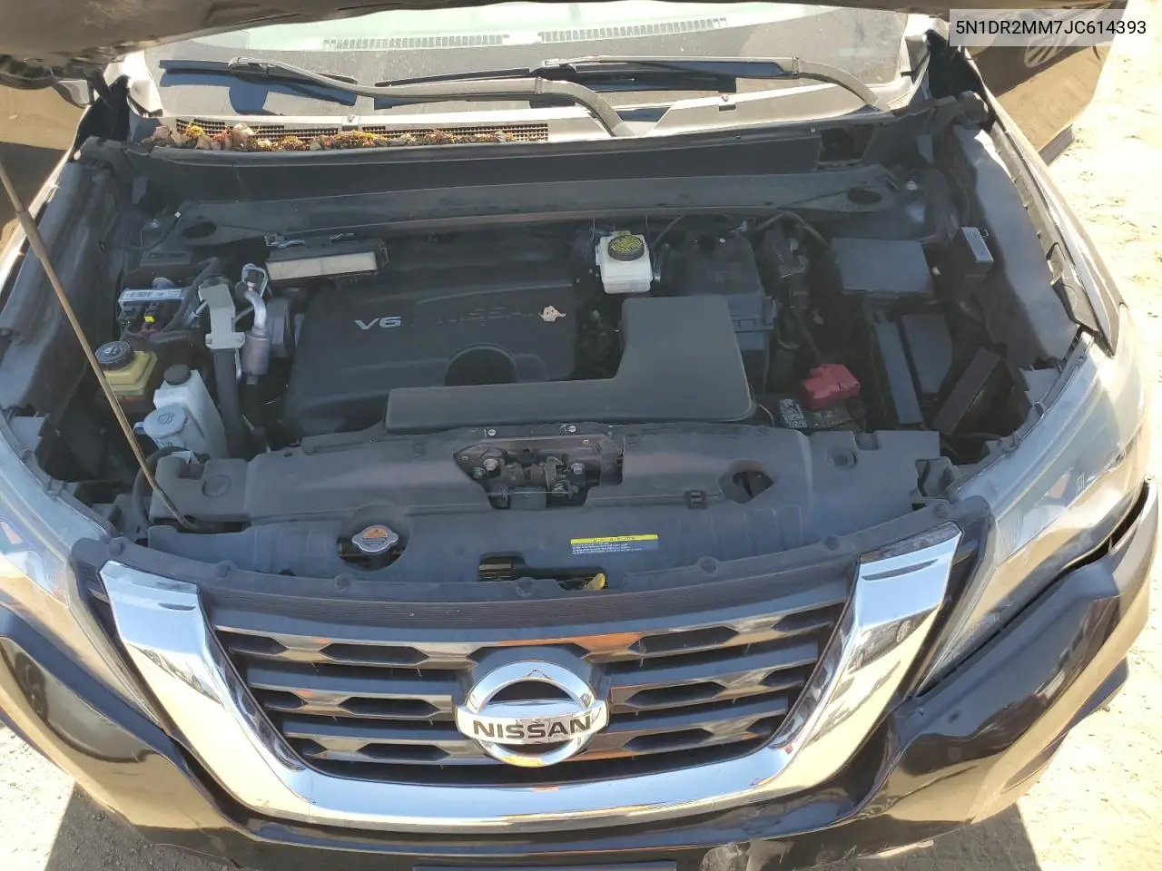2018 Nissan Pathfinder S VIN: 5N1DR2MM7JC614393 Lot: 66220145