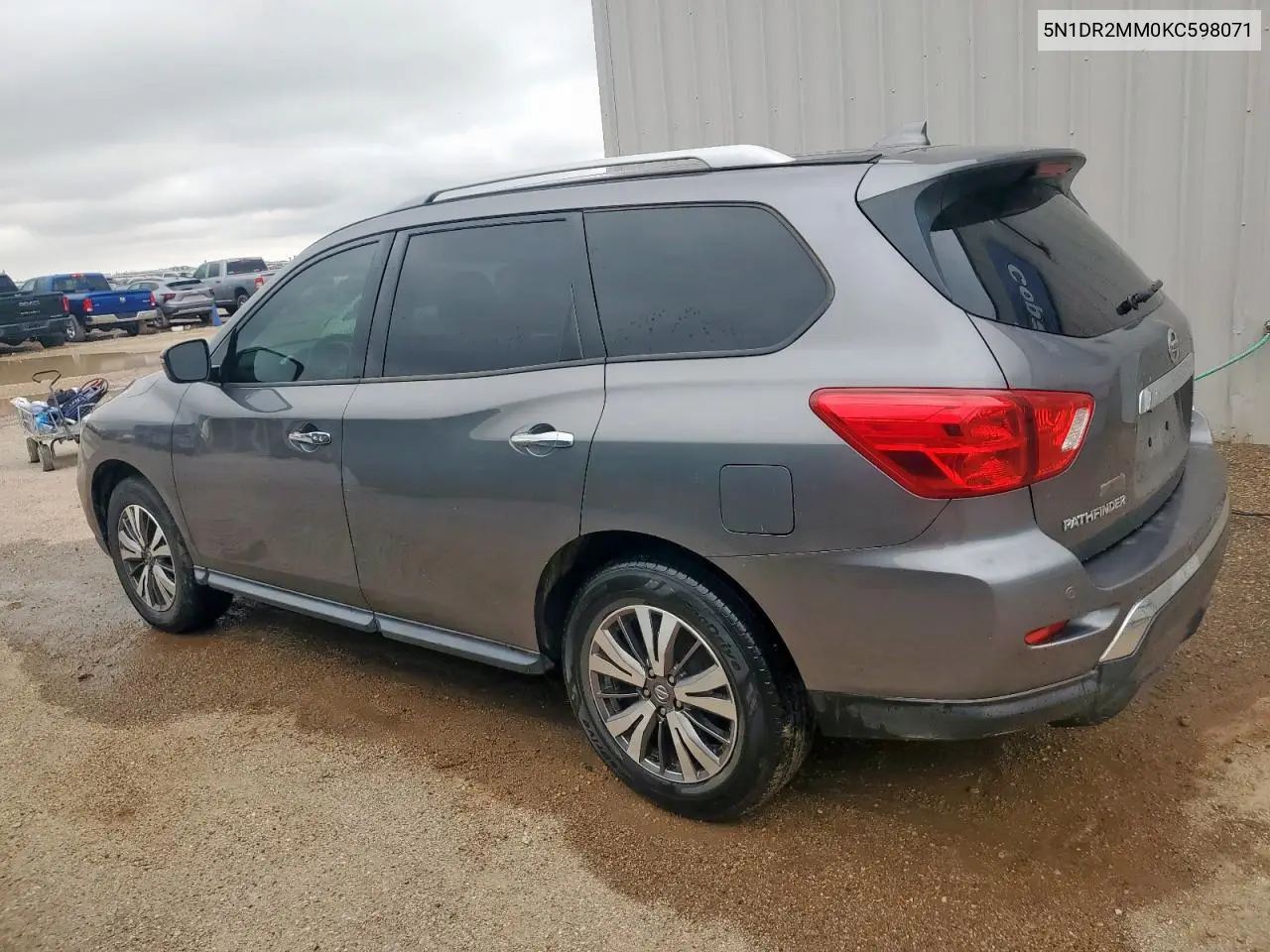 2019 Nissan Pathfinder S VIN: 5N1DR2MM0KC598071 Lot: 53110345