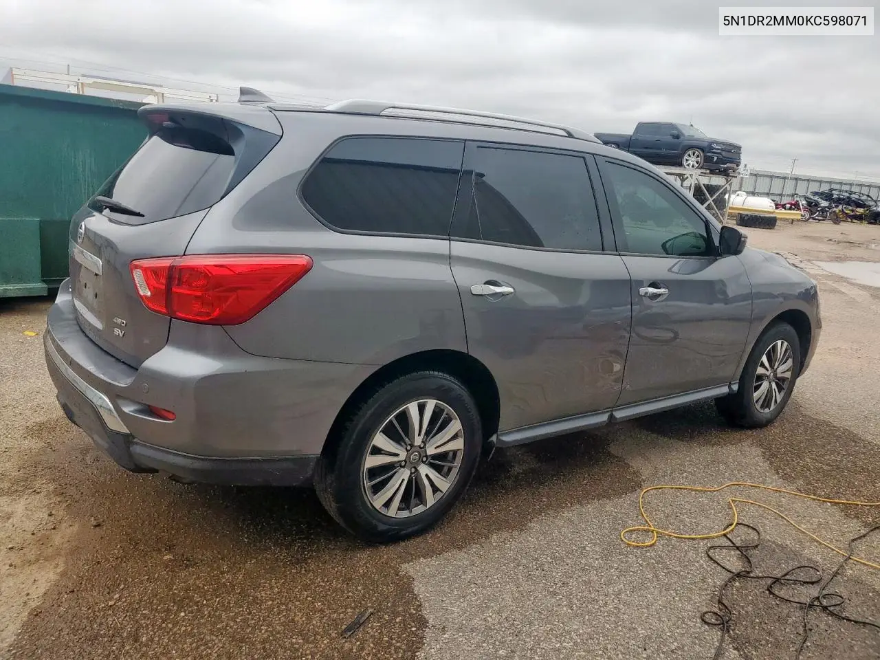 2019 Nissan Pathfinder S VIN: 5N1DR2MM0KC598071 Lot: 53110345