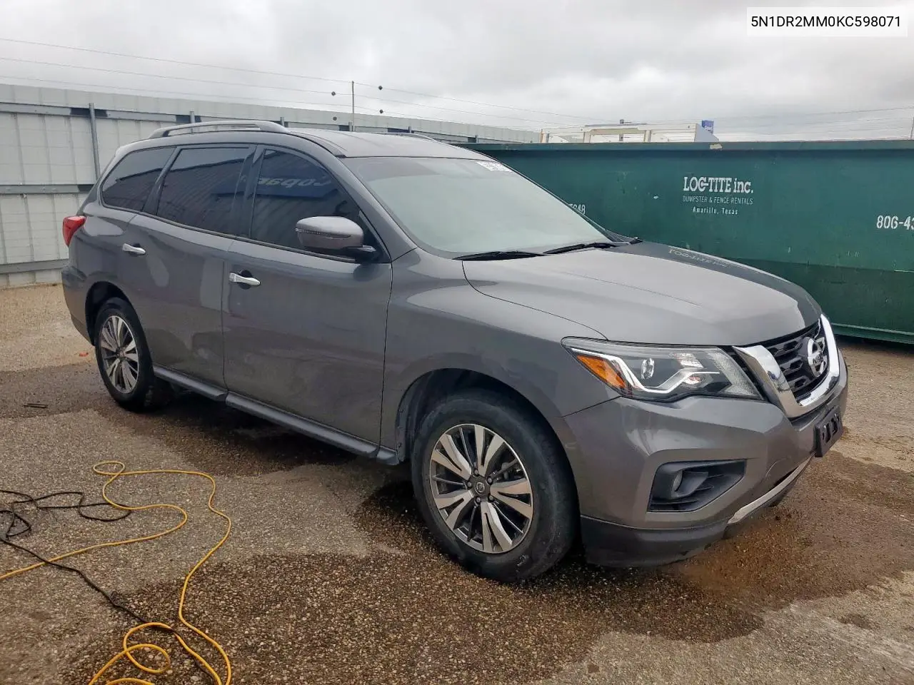 2019 Nissan Pathfinder S VIN: 5N1DR2MM0KC598071 Lot: 53110345