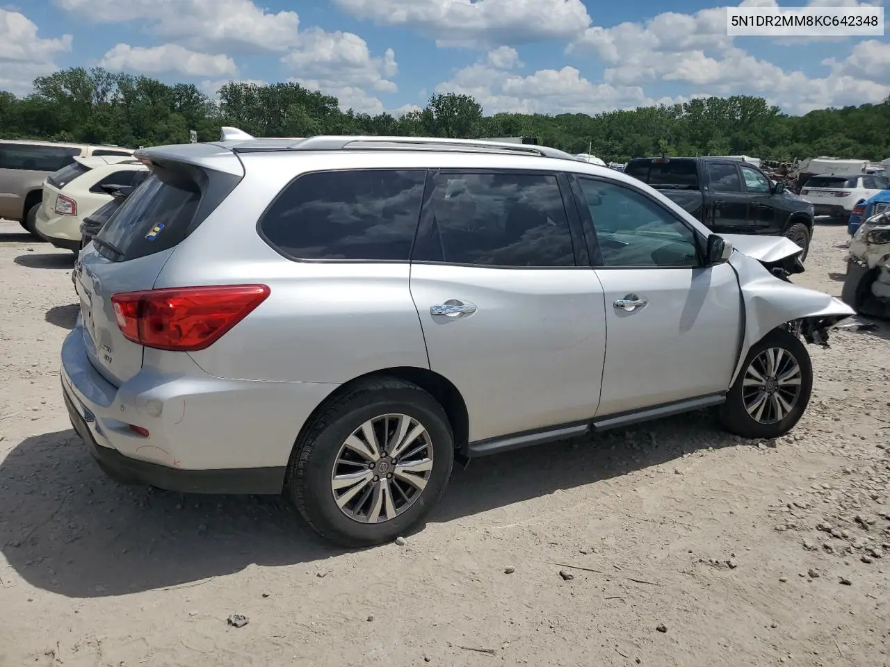 2019 Nissan Pathfinder S VIN: 5N1DR2MM8KC642348 Lot: 56502755