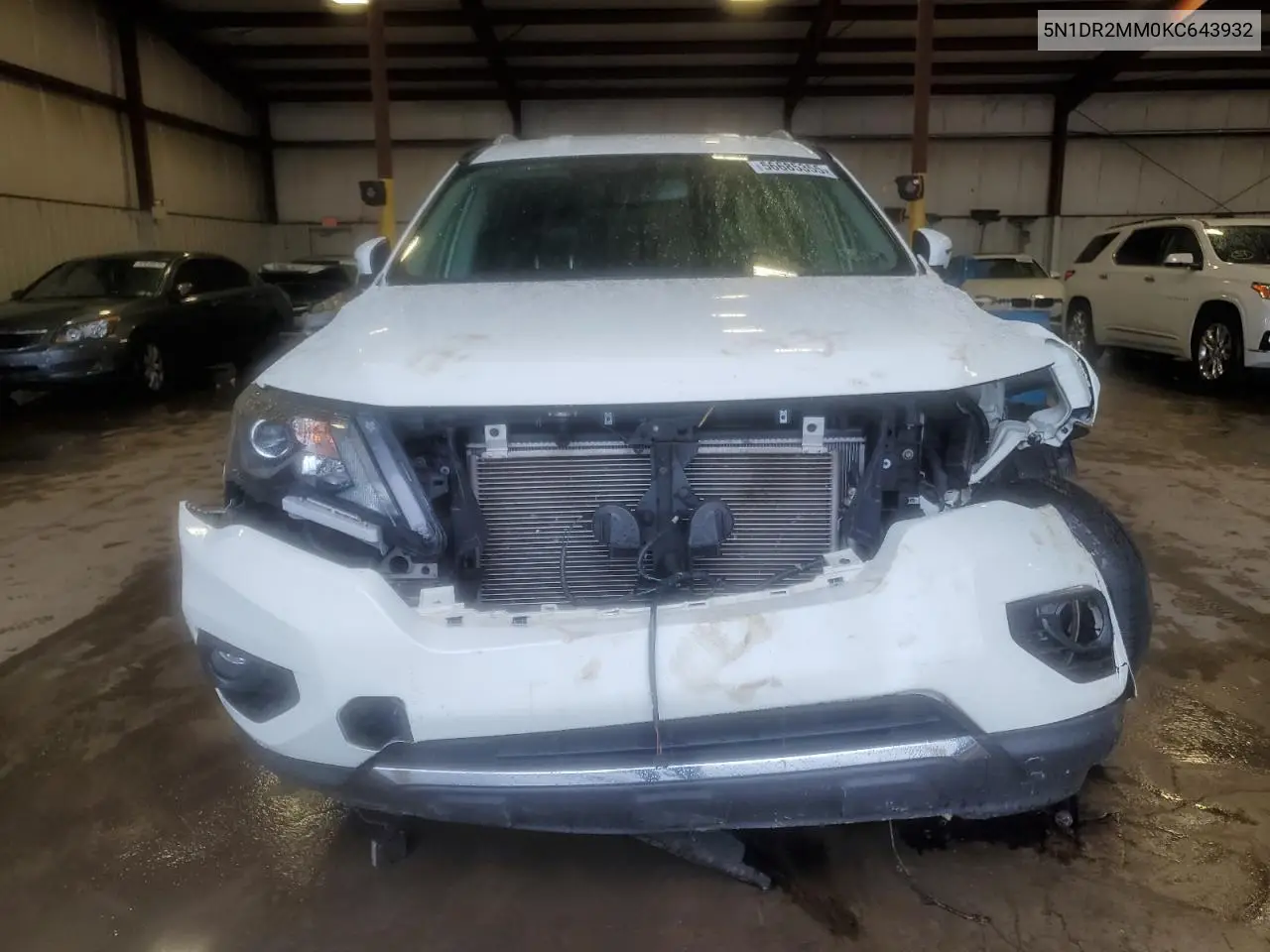 2019 Nissan Pathfinder S VIN: 5N1DR2MM0KC643932 Lot: 56685355