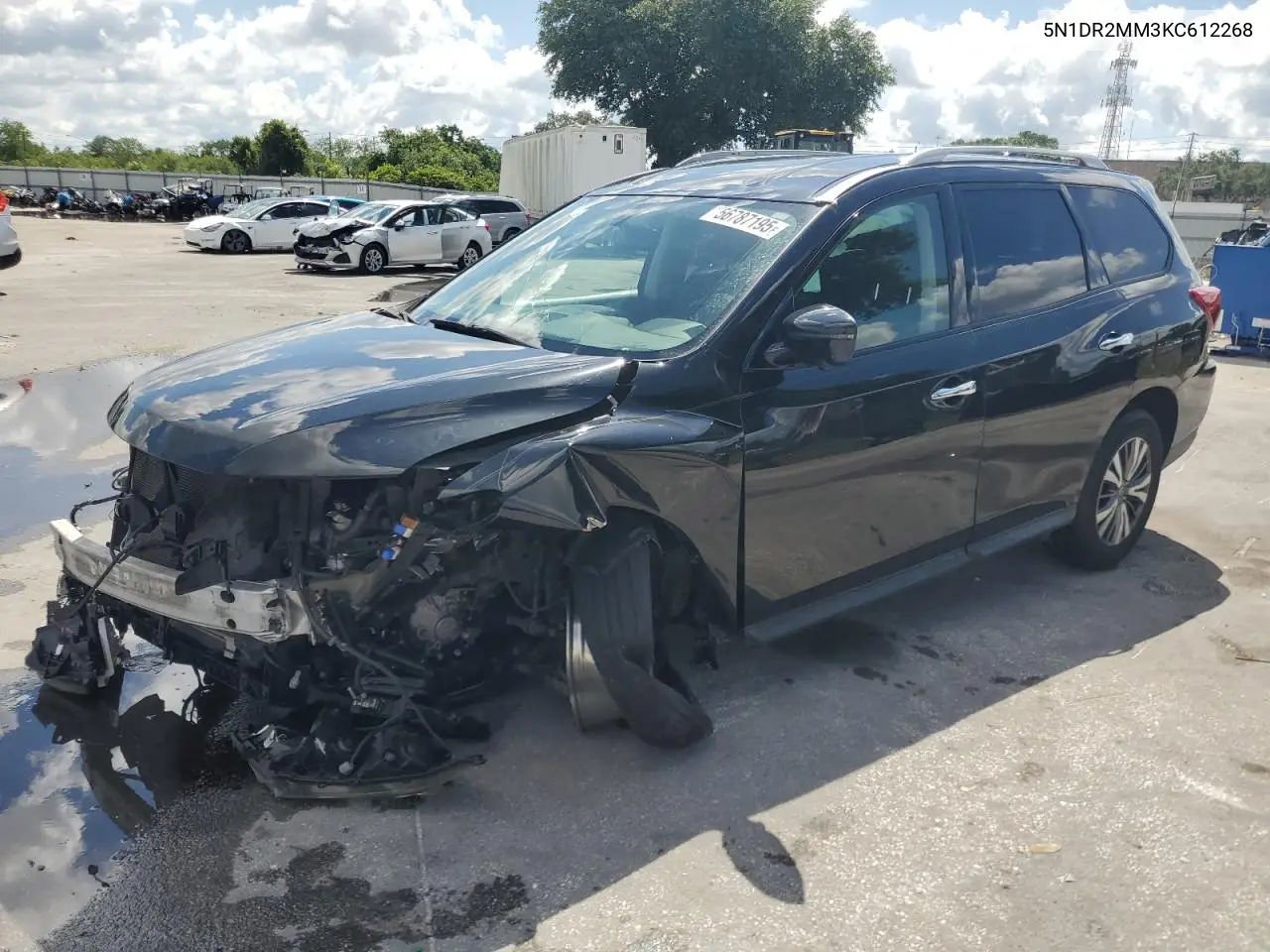 2019 Nissan Pathfinder S VIN: 5N1DR2MM3KC612268 Lot: 56787195