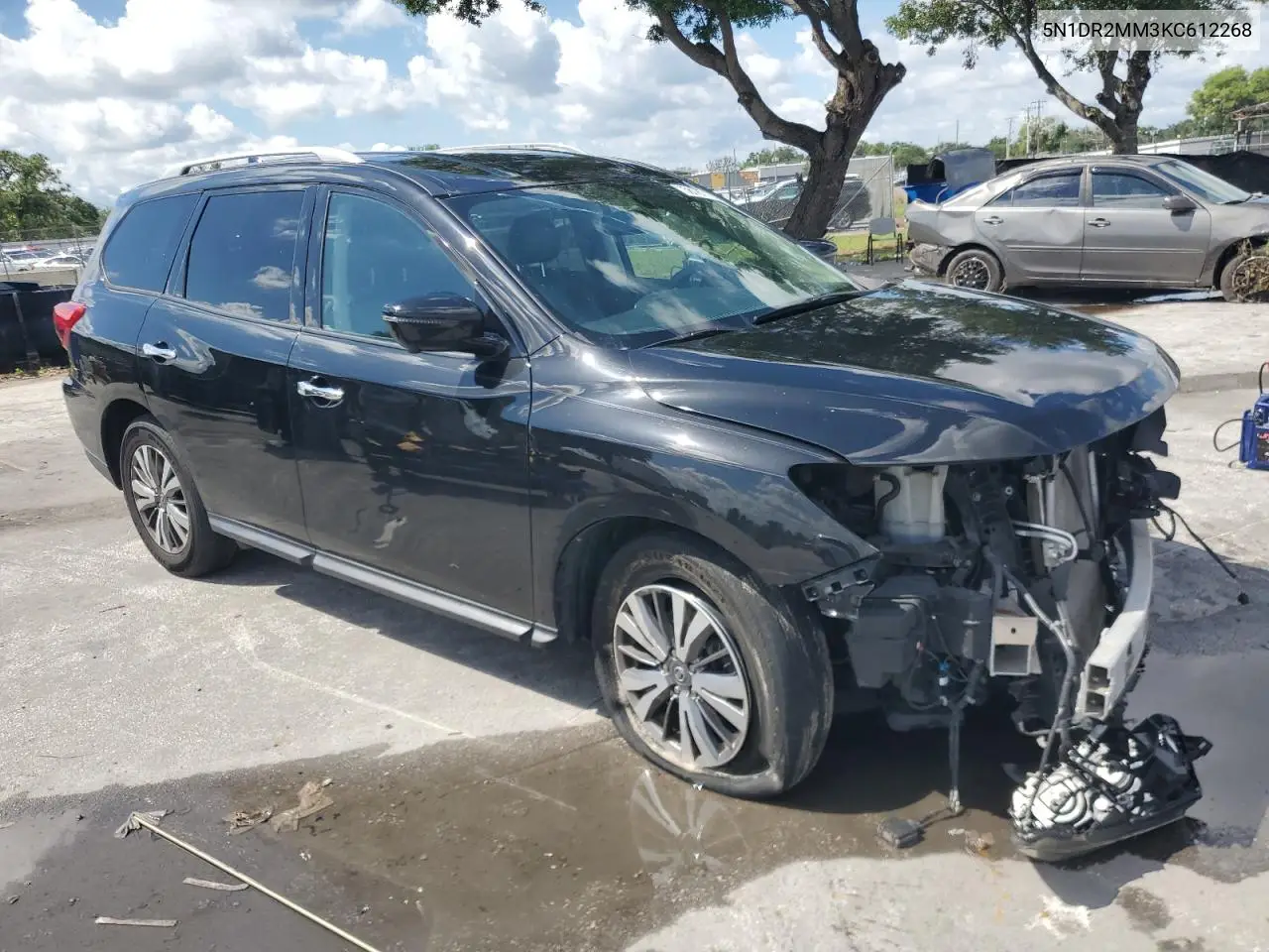 2019 Nissan Pathfinder S VIN: 5N1DR2MM3KC612268 Lot: 56787195